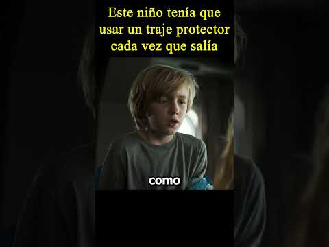 😱Este niño tenia que usar un trahje protectro cada vez que....  #moviemovie #peliculasparaver