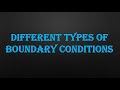 Boundary Conditions in Differential Equations