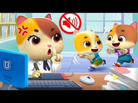 I Like to Be with Mommy👶❤️| Mommy's Job | Kids Cartoon | Funny Kids Stories | Mimi and Daddy