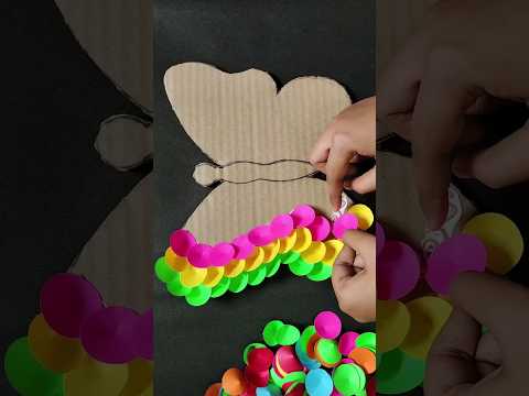 DIY butterfly 🦋 wall Hanging Home decor #shorts #diy #craft #homedecor #youtubeshorts #ashortaday