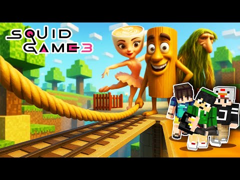 Squid Game 3 But It's Brainrot Tung tung tung Sahur in Minecraft (Tagalog)