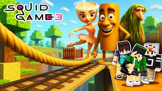 Squid Game 3 But It's Brainrot Tung tung tung Sahur in Minecraft (Tagalog)