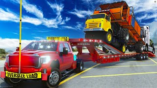 Illegally Hauling an IMPOSSIBLE Oversize Load in GTA 5 RP!