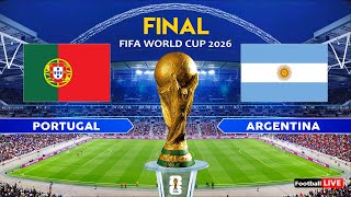 Portugal vs Argentina - Final - FIFA World Cup 2026 | Full Match All Goals | PES Gameplay
