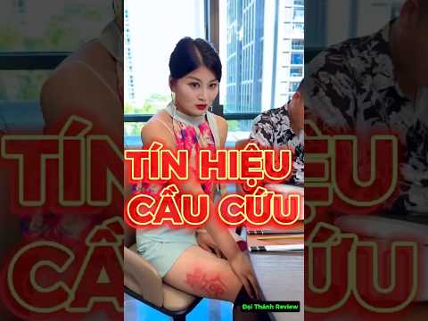 Cô gái âm thầm gửi tín hiệu cầu cứu khi mình đang gặp nguy hiểm nhưng không thể nói ra #shorts