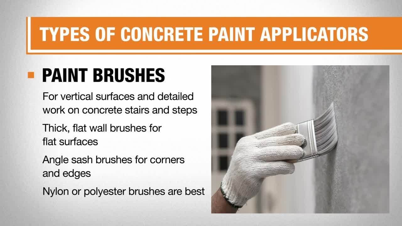 Types of Concrete Paint Applicators