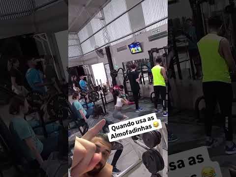 Você usa almofadinha nos seus treinos ? 🤔😂 #maromba #academia #gym