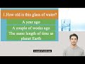 Understanding the Age of Water