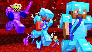 Deadliest Nether Attack in Minecraft Hunger Games!