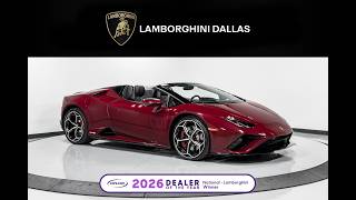2022 Lamborghini Huracan EVO Spyder | Lamborghini Dallas | PLA18250