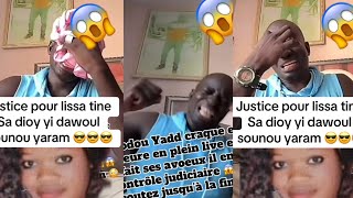 Modou Yade, le mari de Lissa Tine disparue pleure toutes les larmes de son corps