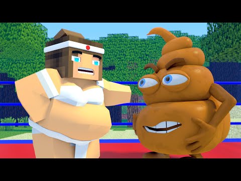 Best story | BIG Turd sumo | Minecraft animation Life of Zomma & Zombо