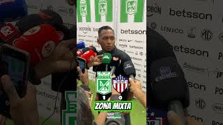 ¡ALFREDO MORELOS EN ZONA MIXTA! Declaraciones del delantero luego de perder la final vs Junior.