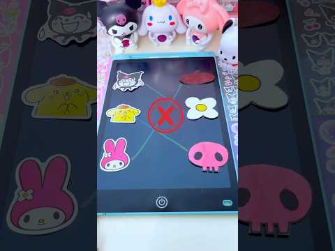 game choose the right Sanrio #sanrio #kuromi #mymelody #pompompurin #sakura #japan #sticker