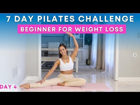 7 Day Beginner Pilates Challenge for Weight Loss | DAY 4 | Stretch & Flexibility