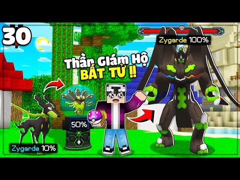 MINECRAFT PIXELMON * TẬP 30 | LỘC TÌM 100 TẾ BÀO ĐỂ TẠO THÀNH POKEMON HUYỀN THOẠI GIÁM HỘ ZYGARDE😎