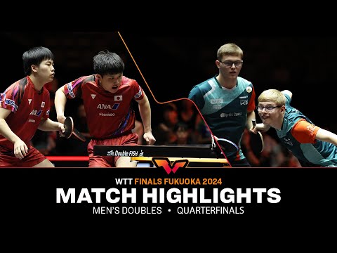 Harimoto/Matsushima vs Lebrun/Lebrun | MD QF | WTT Finals Fukuoka 2024