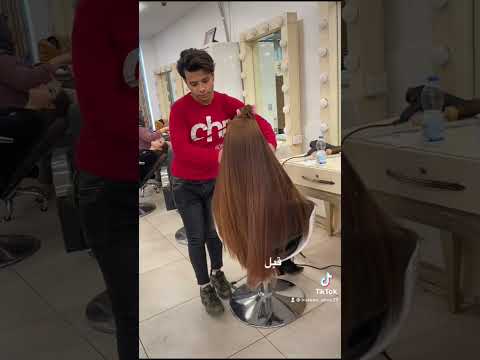اجمل تسريحه بيد الكوافير حسين