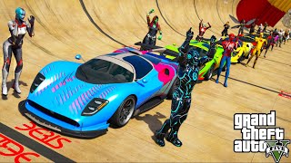 Novos Desafio e Heróis com Carros e Aeronave New 3-Level Challenge and Sounds SPIDER-MAN mod GTA 5