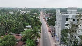 Charghat Bazar Road Renovating Drone View - Rajshahi Vlogs