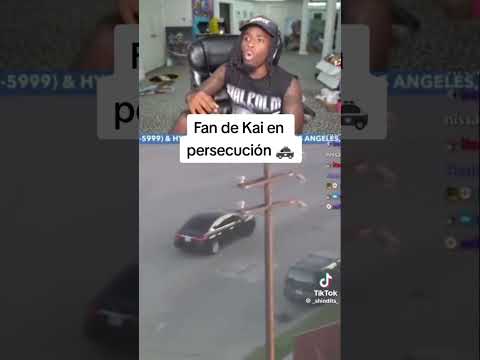 Fan de Kai Cenat en plena persecuciøn mirando su stream???