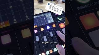 Mixing Rodecaster sound effects on the smart pads