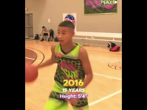 Julian Newman evolution #JulianNewman #evolution #NBA #basketball #thenandnow #prodigy #d1basketball