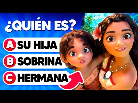 ¿Cuánto Sabes de MOANA Y SU HERMANA? 👩🏽🌺🌊 Moana y Maui🪝Moana y su Abuela🐓HeiHei🐷 Moana 2 la Película