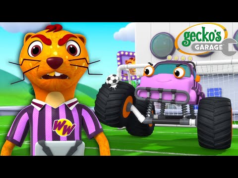 Football Frenzy! | Gecko's Garage Songs｜Kids Songs｜Trucks for Kids