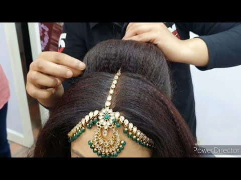beautiful real bridal Juda hairstyle only for 10 minutes step by step for beginners
