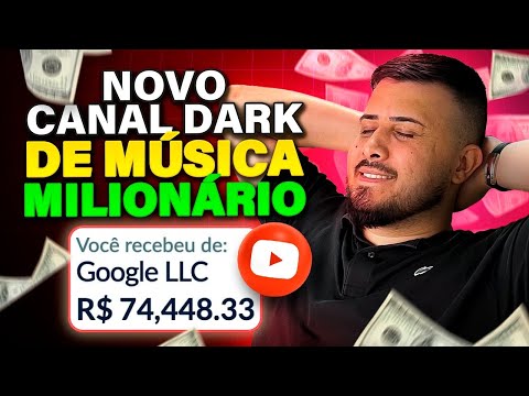 INÉDITO! CANAL DARK DE MÚSICA MILIONÁRIO FEITO COM IA MONETIZOU COM 2 VÍDEOS (CANAIS DARK DE MÚSICA)