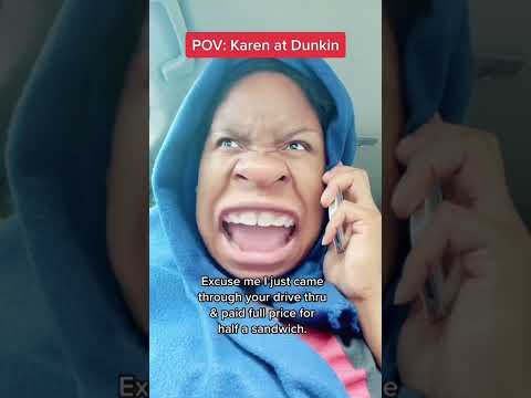Karen got a point this time ? Why was the sandwich so small?! #karensbelike #skit #pov #comedy