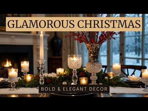 Glamorous Holiday Season: Stunning Bold and Elegant Christmas Décor Inspirations! 🎄✨