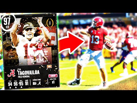 National Championship Tua Tagovailoa In College Football 25