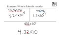Exploring Scientific Notation: Writing and Converting Forms