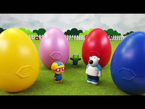 플레이모빌 서프라이즈 에그에서 어떤 장난감이 나올까  ❤  뽀로로 장난감 애니 ❤ Pororo Toy Video | 토이컴 Toycom