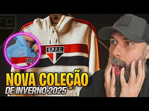 LANÇAMENTO! NOVA COLEÇÃO DE INVERNO DE 2025 DO SPFC | BLUSA DO URUGUAI DO SPFC E RETRÔ OFF-WHITE