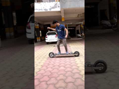 Speed Board चल रहा है 😃 #vishalskater #homemade #project #electricskate #minivlog