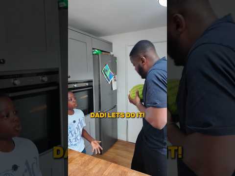 Dad and son try VIRAL WATERMELON HACK