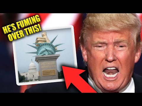 White House FLIPS OUT At Massive Anti-Trump Statue