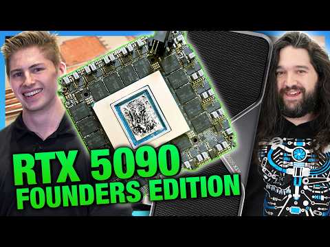 Incredible NVIDIA RTX 5090 Founders Edition: Liquid Metal & Cooler ft. Malcolm Gutenburg