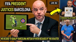 Congrats😍 FIFA officially confirms Barcelona in final vs PSG and Inter’s exclusion from competition