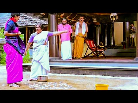 മനുഷ്യന് തിന്നാനുള്ള സാധനമെടുത്തണോ മുറ്റത് വരച്ചു കളിക്കുന്നത് കയറിപോടി അകത്ത് | Meleparambil Anvedu