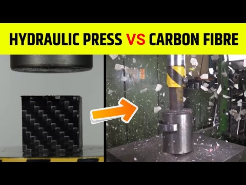 Hydraulic Press vs Strongest Carbon Fibre in the World 😱 | कौन ज्यादे मजबूत है 🤔 | FactLez | #shorts