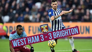 West Ham 3 - 3 Brighton