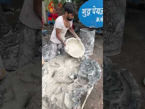 Navratri Special | Mata Murti Making Step by Step | Beautiful Handmade Murti 2025 #shorts #street