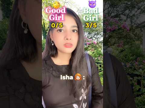 People can vote for you: Good girl?& Bad Girl?but ?? #shorts #ytshort #funnyshorts