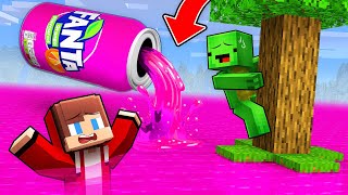 Why PINK FANTA Rises Every Minute in Mikey and JJ Village in Minecraft (Maizen)