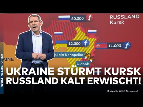 PUTINS KRIEG: Russland überrumpelt! Ukraine stürmt Kursk! So läuft die Offensive der Armee