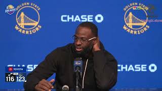 Draymond Green Postgame Interview | Golden State Warriors beat Utah Jazz 123-116